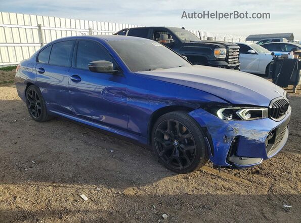 3MW69CW02S8F13636 2025 BMW 3 SERIES Blue Przód prawy