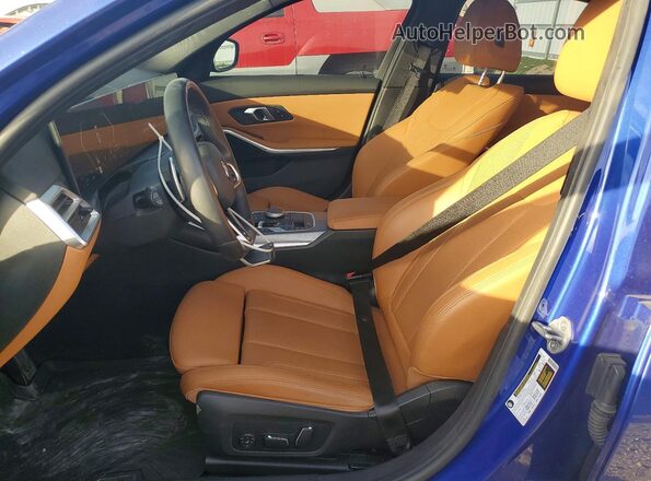 3MW69CW02S8F13636 2025 BMW 3 SERIES Blue Widok wnętrza z przodu