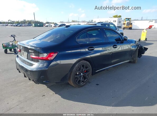 3MW69CW02S8F19212 2025 BMW 3 SERIES Черный Задняя правая четверть