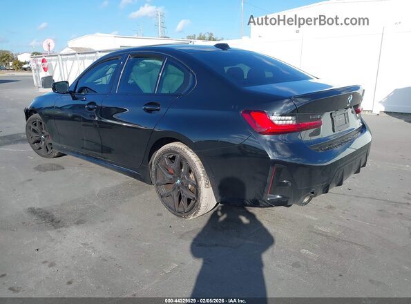 3MW69CW02S8F19212 2025 BMW 3 SERIES Черный Задняя левая четверть