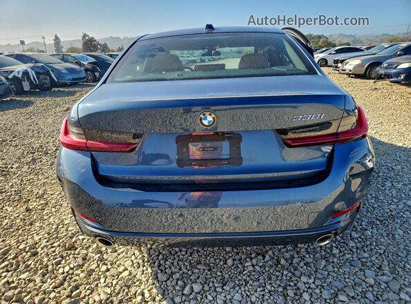 3MW69CW02S8F23793 2025 BMW 3 SERIES Blue Widok z tyłu