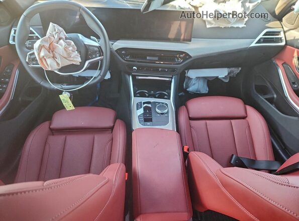 3MW69CW09S8F38176 2025 BMW 3 SERIES Черный Вид панели приборов