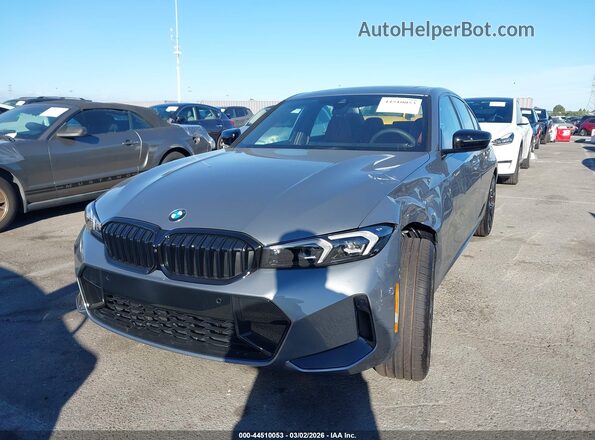 3MW69CW0XT8G14330 2026 BMW 3 SERIES Gray წინა მარცხენა ხედი სამი მეოთხედიდან