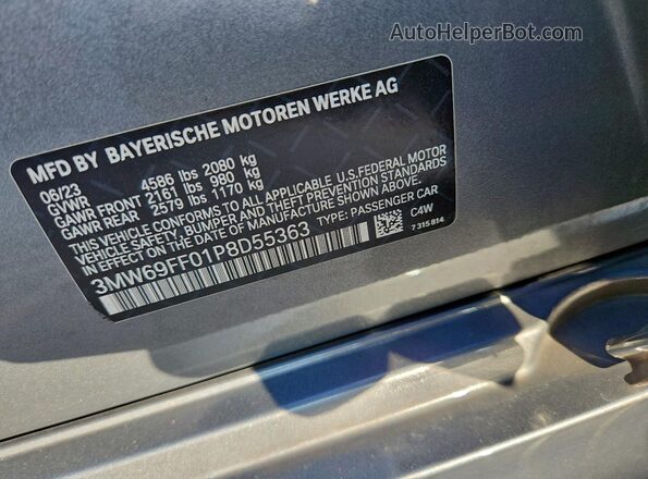 3MW69FF01P8D55363 2023 BMW OTHER Silver 