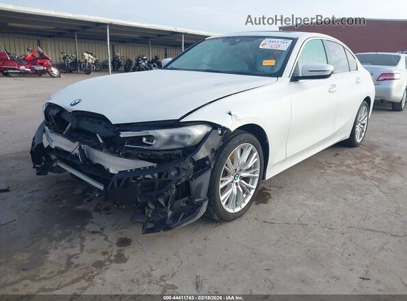 3MW69FF04R8E05949 2024 BMW 3 SERIES White წინა მარცხენა ხედი სამი მეოთხედიდან