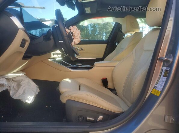3MW69FF05R8D79927 2024 BMW 3 SERIES Gray Widok wnętrza z przodu