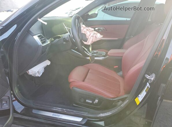 3MW69FF07P8D38423 2023 BMW 3 SERIES Black Vista interior delantera