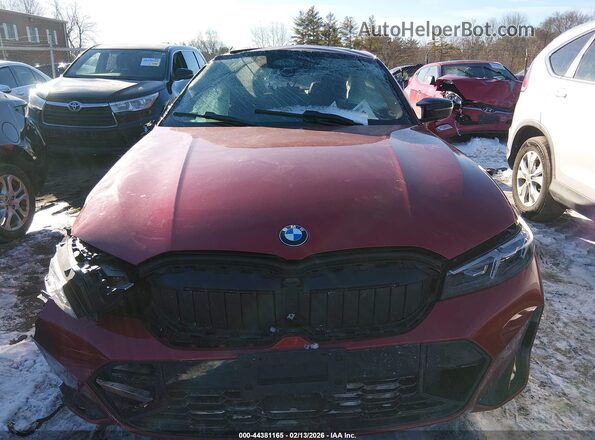 3MW69FT00T8F87435 2026 BMW M3 Red Սարքավորումների վահանակի տեսք