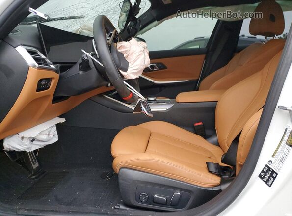 3MW69FT08S8F50518 2025 BMW M3 White Front interior view