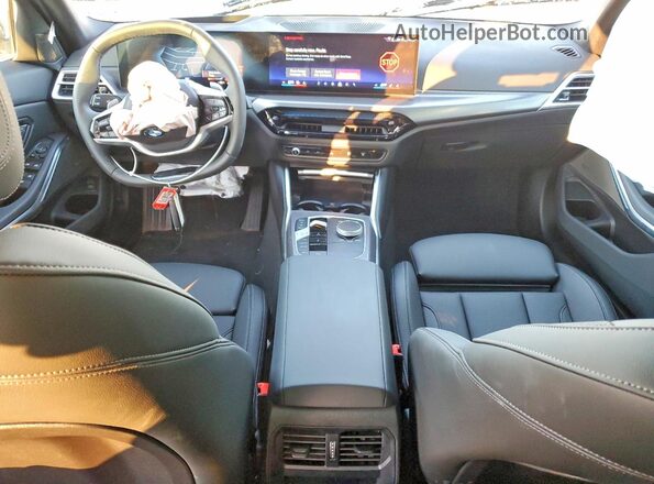 3MW89CW03S8F18255 2025 BMW 3 SERIES Black Widok deski rozdzielczej