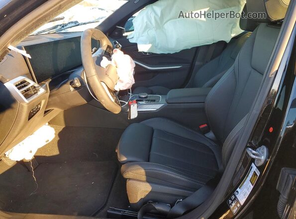 3MW89CW03S8F18255 2025 BMW 3 SERIES Black Widok wnętrza z przodu
