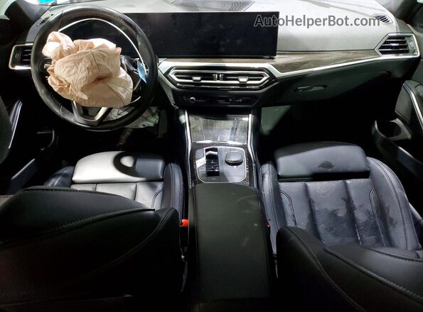 3MW89FF02P8D10103 2023 BMW 3 SERIES Black Dashboard view