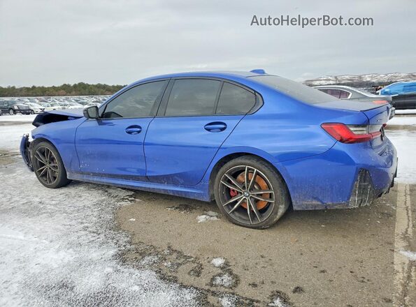 3MW89FF05R8E01160 2024 BMW 3 SERIES Blue Trasero izquierdo