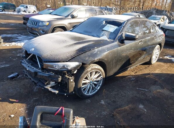 3MW89FF05R8E07735 2024 BMW 3 SERIES Black Առջևի ձախ երեք քառորդ տեսարան