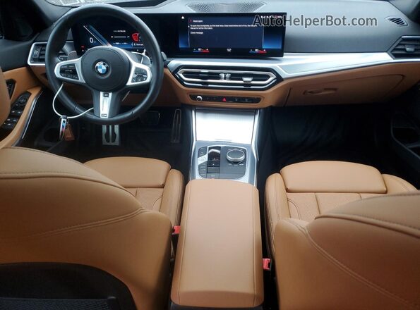 3MW89FF06P8D48112 2023 BMW 3 SERIES Black წინა პანელის ხედი