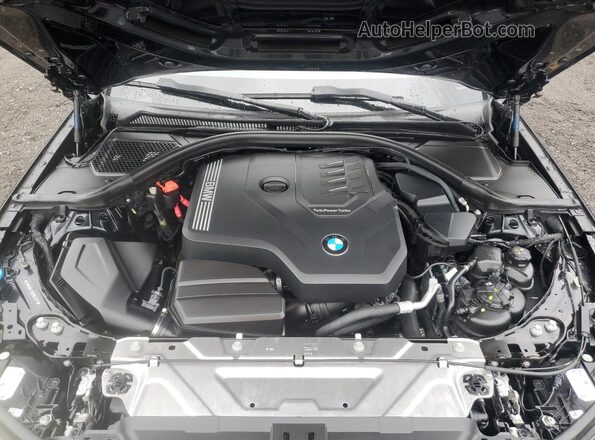 3MW89FF06P8D48112 2023 BMW 3 SERIES Black უკანა სალონის ხედი