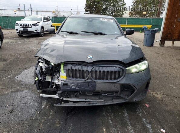 3MW89FF0XP8D77046 2023 BMW 3 SERIES Gray წინა ხედი