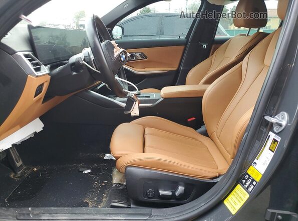 3MW89FF0XP8D77046 2023 BMW 3 SERIES Gray წინა სალონის ხედი