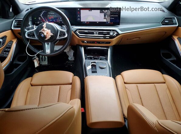 3MW89FF0XP8D77046 2023 BMW 3 SERIES Gray წინა პანელის ხედი