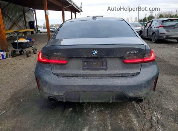 3MW89FF0XP8D77046 2023 BMW 3 SERIES Gray უკანა ხედი