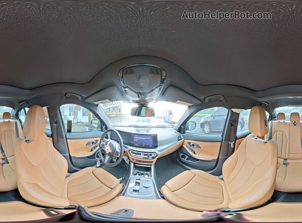 3MW89FF0XP8D77046 2023 BMW 3 SERIES Gray VIN კოდის სტიკერის ხედი