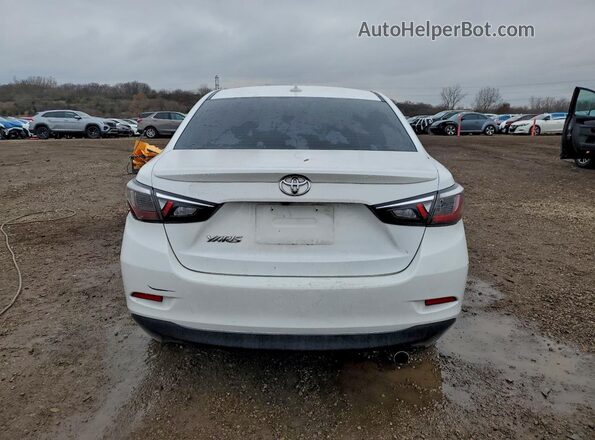 3MYDLBYV0KY525509 2019 TOYOTA YARIS White Widok z tyłu