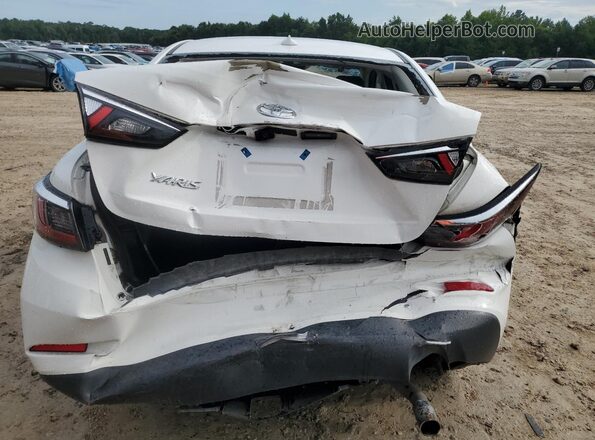 3MYDLBYV0KY527759 2019 TOYOTA YARIS White Вид ззаду