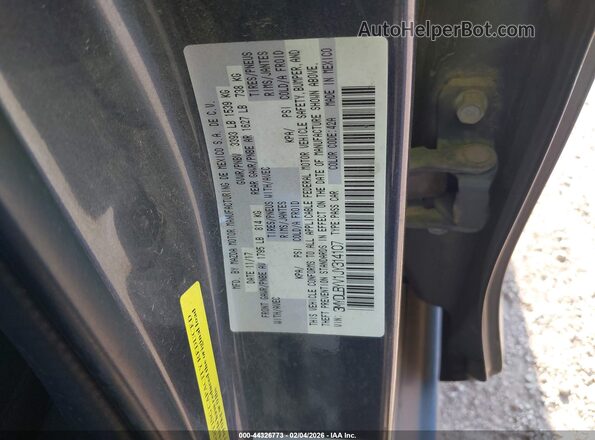 3MYDLBYV1JY314107 2018 TOYOTA YARIS IA Gray Vista del compartimento del motor
