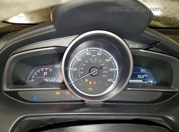3MYDLBYV2LY711618 2020 TOYOTA YARIS Black Вид щитка приладів