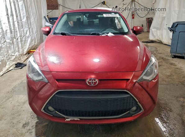 3MYDLBYV4KY510799 2019 TOYOTA YARIS Red Vista frontal