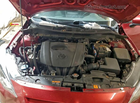 3MYDLBYV4KY510799 2019 TOYOTA YARIS Red Vista interior trasera