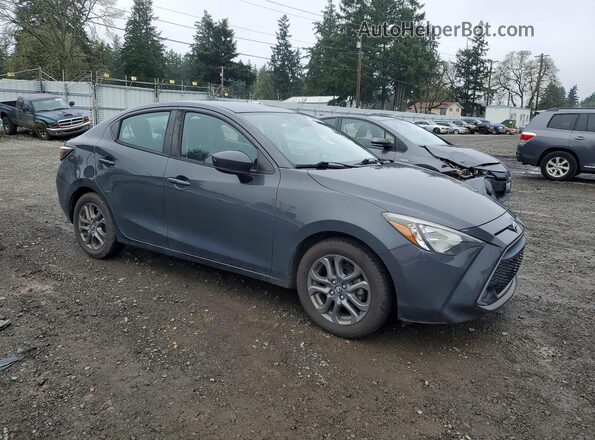 3MYDLBYV6KY505166 2019 TOYOTA YARIS Charcoal Передня права чверть