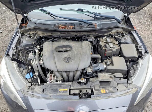 3MYDLBYV6KY505166 2019 TOYOTA YARIS Charcoal Вид задньої частини салону