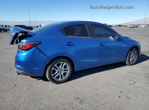 3MYDLBYVXHY193183 2017 TOYOTA YARIS Blue Задня права чверть