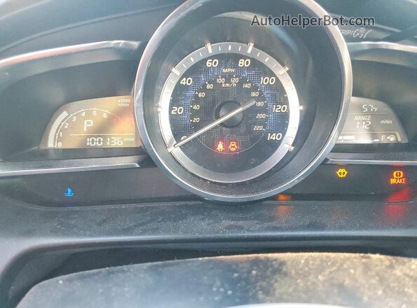 3MYDLBZVXGY102328 2016 TOYOTA SCION Silver Вид щитка приладів