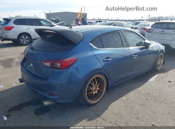 3MZBN1L73HM108935 2017 MAZDA 3 Blue Задня права чверть