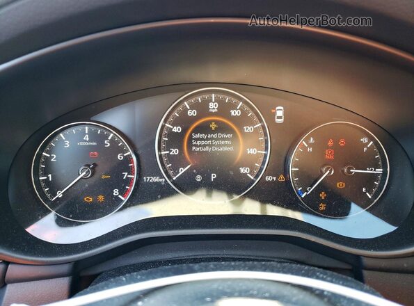 3MZBPBEY9PM380765 2023 MAZDA 3 Gray ხელსაწყოთა პანელის ხედი