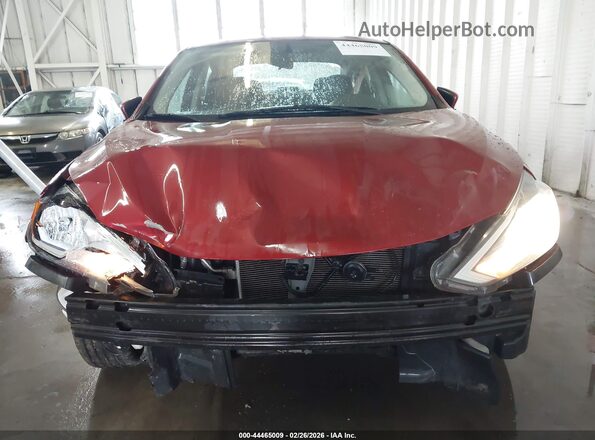 3N1AB7AP0HL655814 2017 NISSAN SENTRA Красный Вид спереди