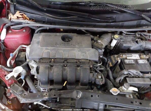 3N1AB7AP0HL655814 2017 NISSAN SENTRA Красный Вид сзади
