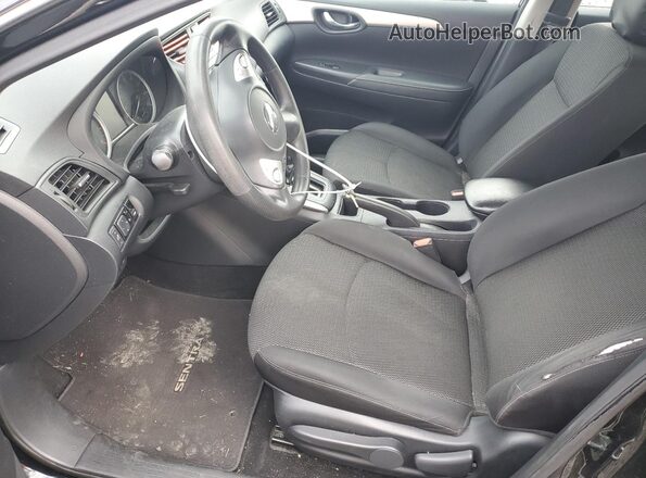 3N1AB7AP0KY223590 2019 NISSAN SENTRA Black Vista interior delantera