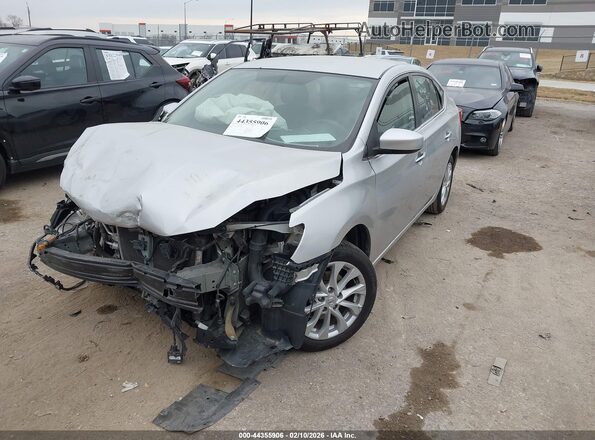 3N1AB7AP0KY317176 2019 NISSAN SENTRA Silver 