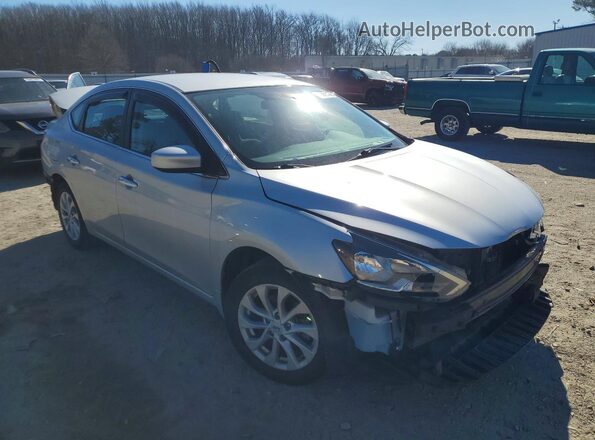 3N1AB7AP0KY424180 2019 NISSAN SENTRA Серебряный 