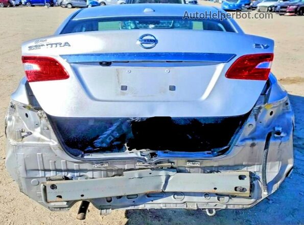 3N1AB7AP0KY424180 2019 NISSAN SENTRA Серебряный 