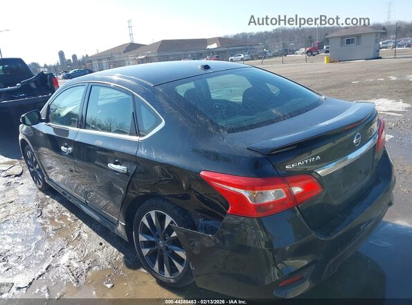 3N1AB7AP1HY234476 2017 NISSAN SENTRA Black Задня ліва чверть
