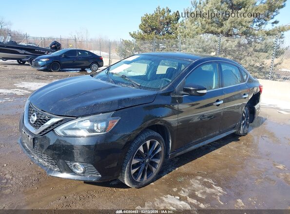 3N1AB7AP1HY234476 2017 NISSAN SENTRA Black Передня ліва чверть