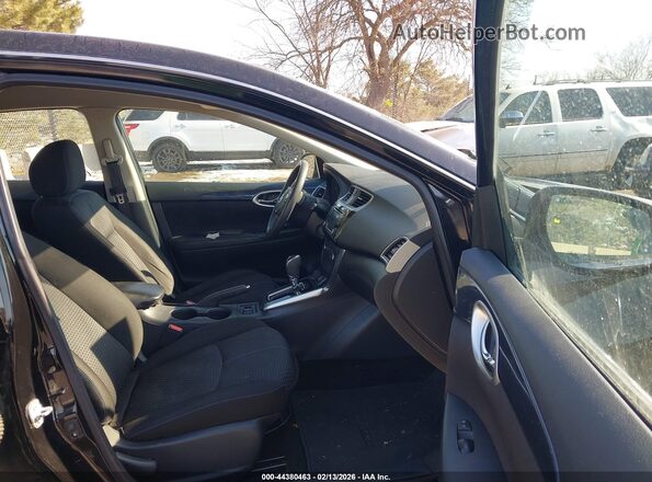 3N1AB7AP1HY234476 2017 NISSAN SENTRA Black Вид салону спереду