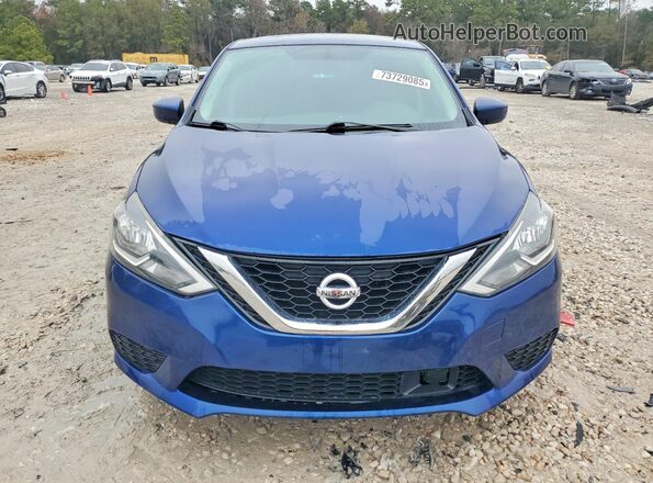 3N1AB7AP1KY264214 2019 NISSAN SENTRA Синий 