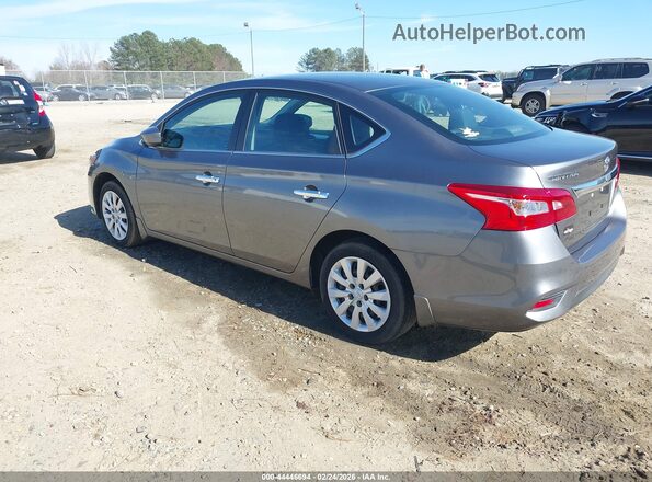 3N1AB7AP1KY266657 2019 NISSAN SENTRA Серый Задняя левая четверть