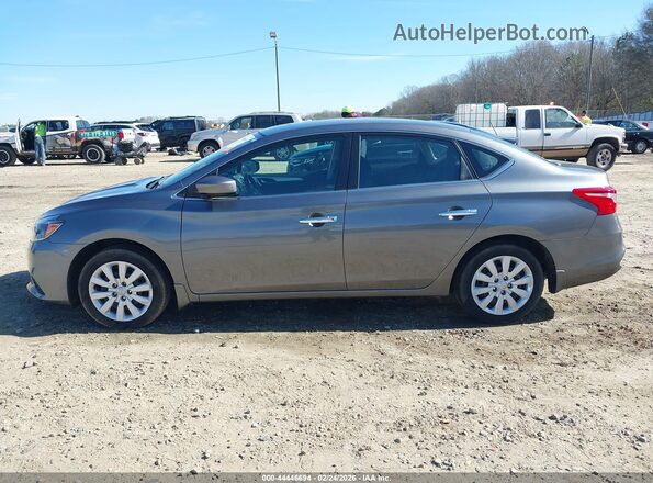 3N1AB7AP1KY266657 2019 NISSAN SENTRA Серый Панорамный вид салона 360°