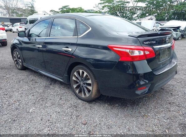 3N1AB7AP2GY221265 2016 NISSAN SENTRA Black Tył lewy